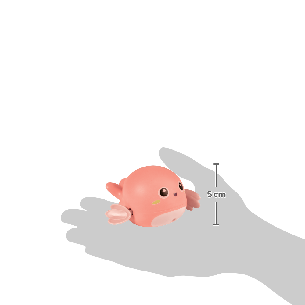Brinquedo de Banho Baleia Rosa Buba