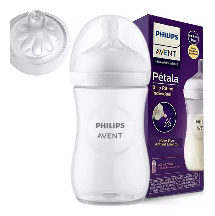 Mamadeira Phillips Avent 260ml Transparente