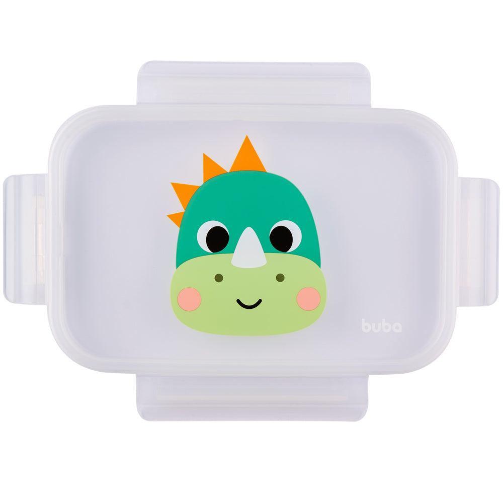 Lunchbox Pote com Divisórias Buba Zoo Dino Marmitinha