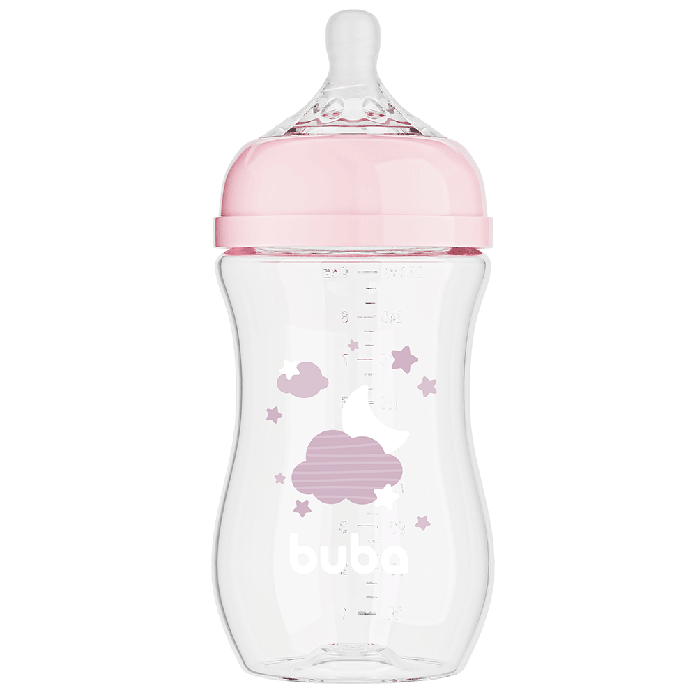 Mamadeira Nuvem Rosa Buba 270ml