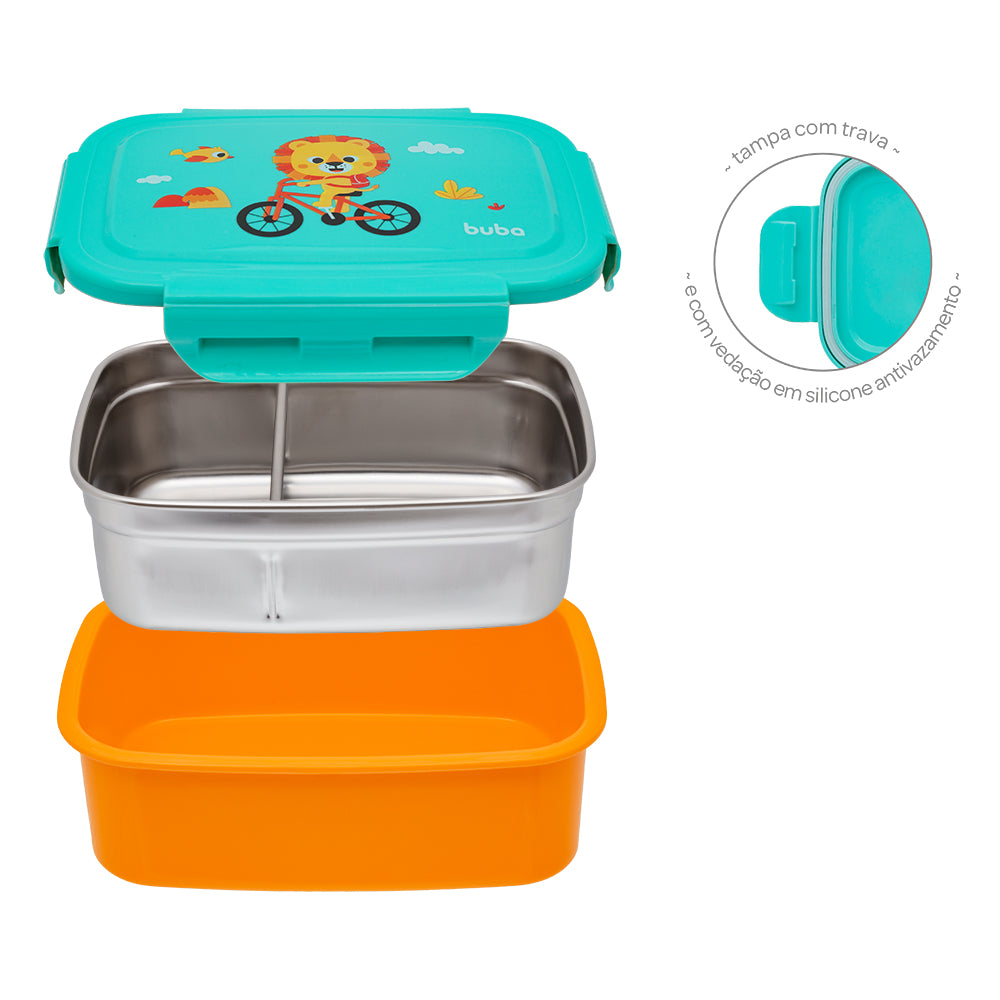 Bento Box Leão Marmita Infantil Buba