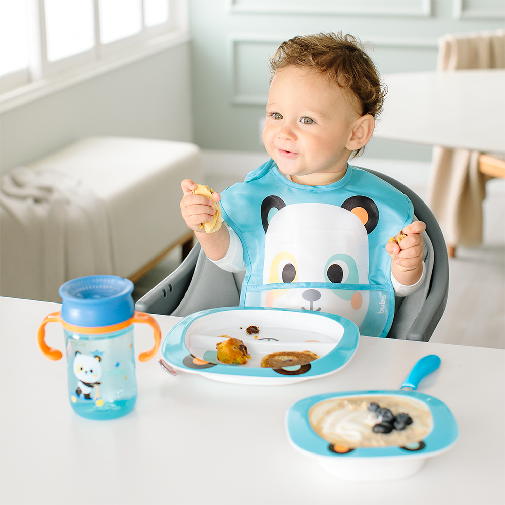 Pratinho Buba Zoo com Divisória Panda