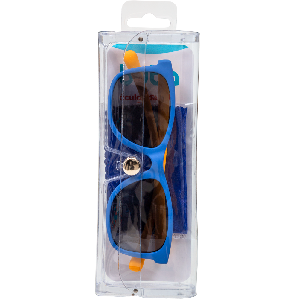 Óculos de Sol Azul com Amarelo Buba