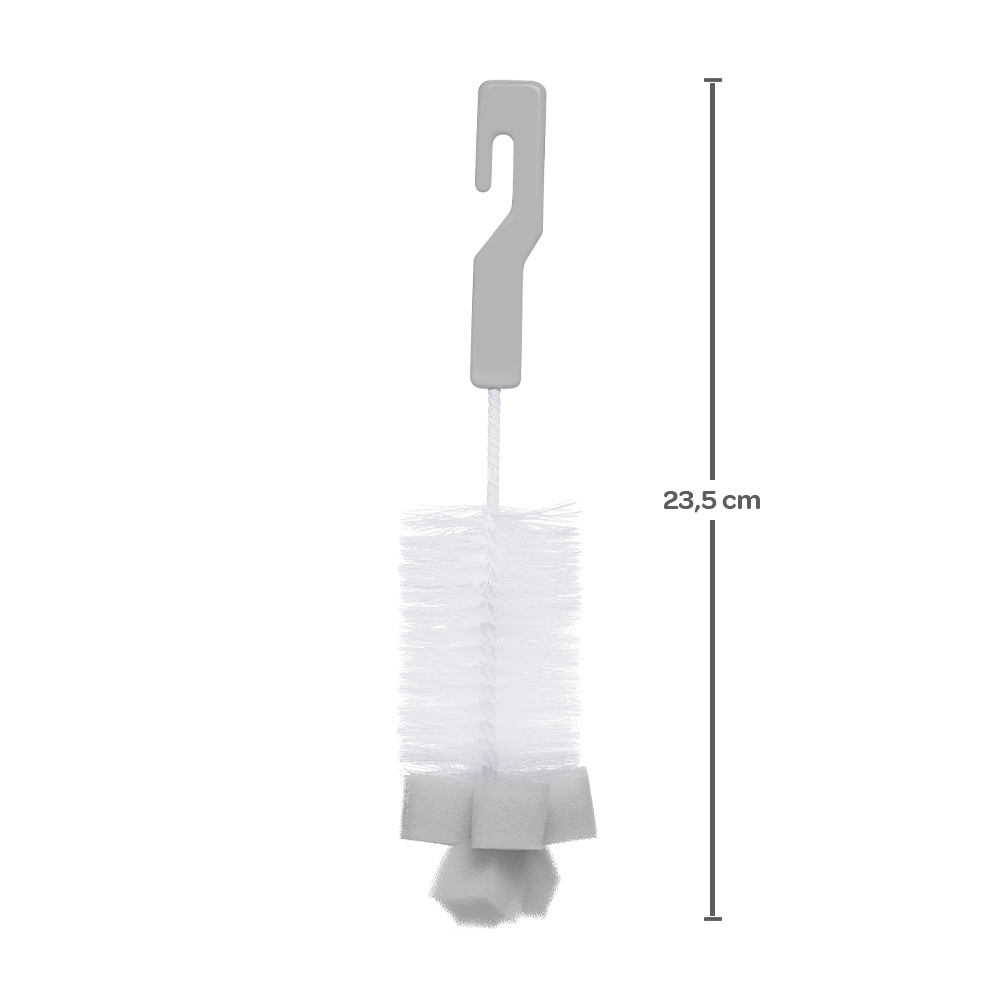 Kit Escova para Mamadeira com Esponja Buba