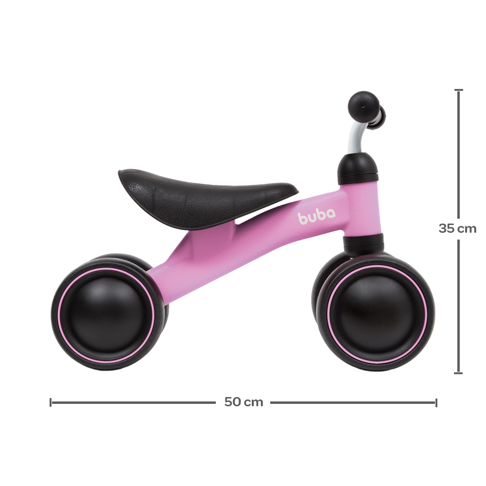 Bicicleta de Equlíbrio Rosa Buba