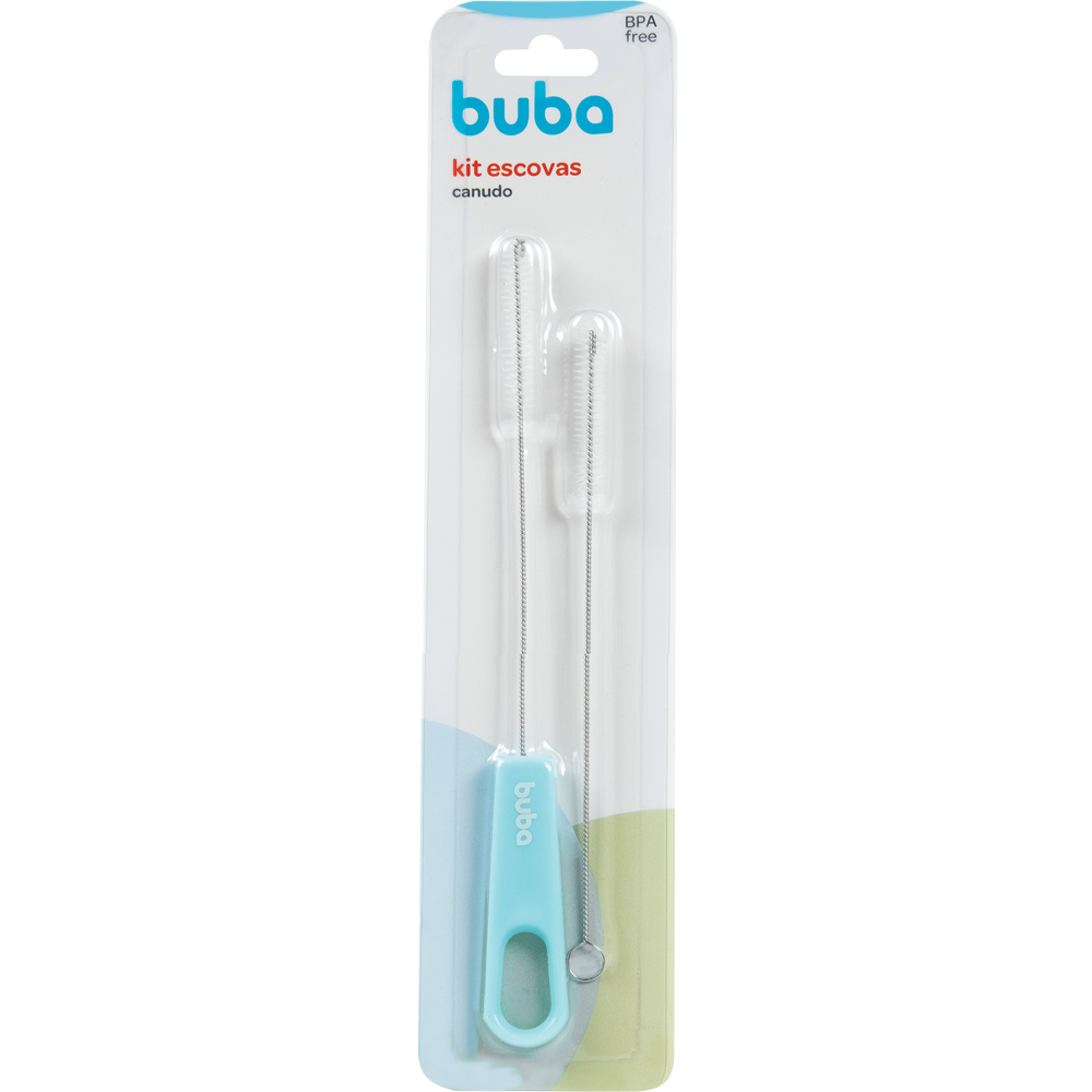Kit Escovas para Canudo Buba