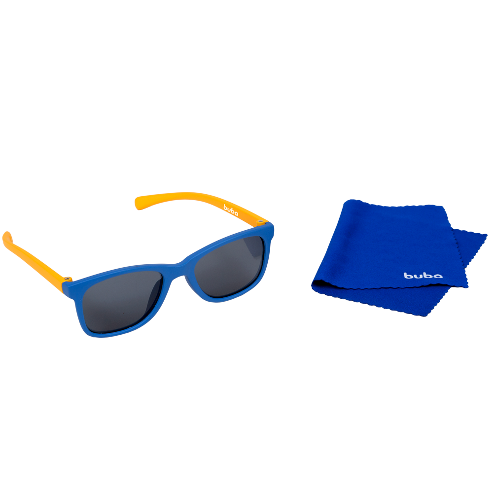 Óculos de Sol Azul com Amarelo Buba
