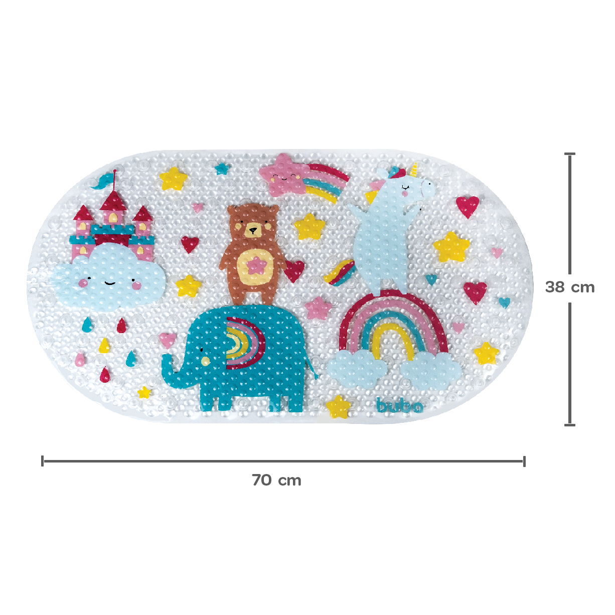 Tapete para Banho Arco Íris Buba