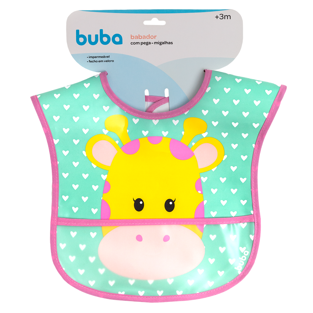 Babador Impermeável Animal Fun Girafa Buba