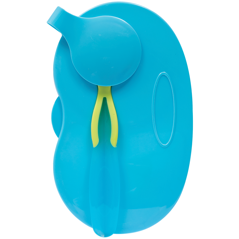 Kit Refeição Pote com Divisória Azul Buba