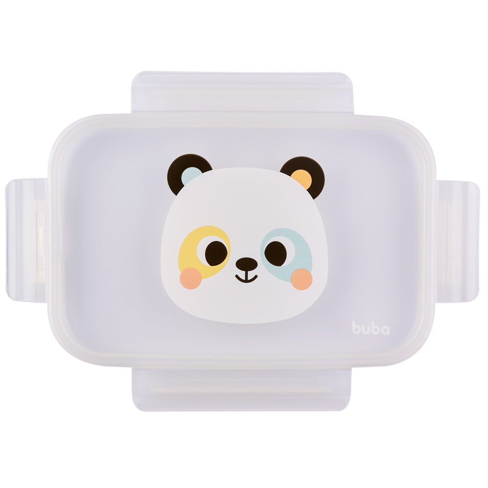 Lunchbox Pote com Divisórias Buba Zoo Panda Marmitinha