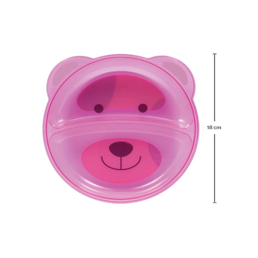 Kit Refeição/Introdução Alimentar bebê Buba (prato divisória, babador pega migalhas Gumy, 2 colheres termossensíveis, co