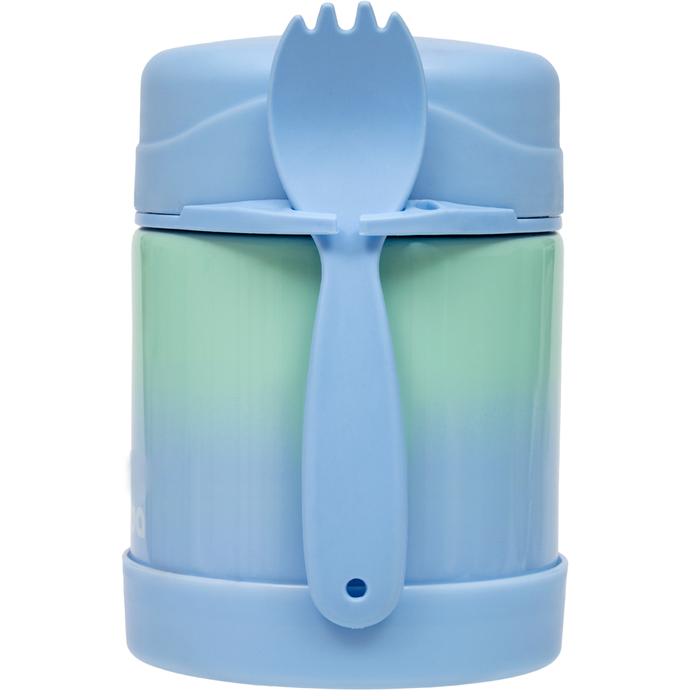 Pote Térmico com Colher Buba Degradê Azul