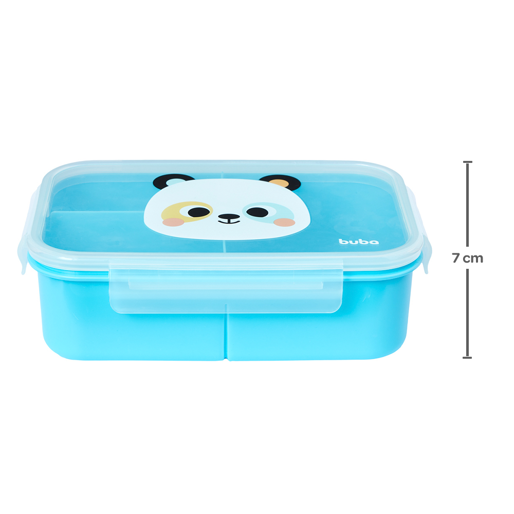 Lunchbox Pote com Divisórias Buba Zoo Panda Marmitinha