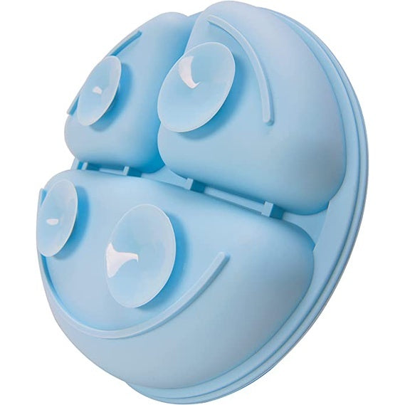 Kit Introdução Alimentar Silicone Buba com Prato de Silicone com Ventosas e Divisória Buba + Babador de Silicone com Peg