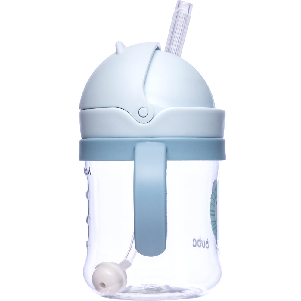 Copo Canudo e Válvula Anticólica Buba Leão Azul