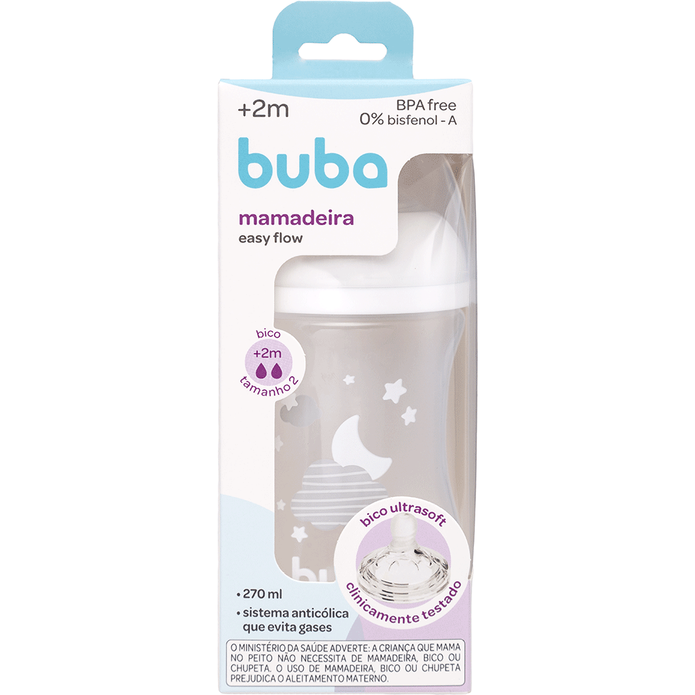 Mamadeira Nuvem Branca Buba 270ml
