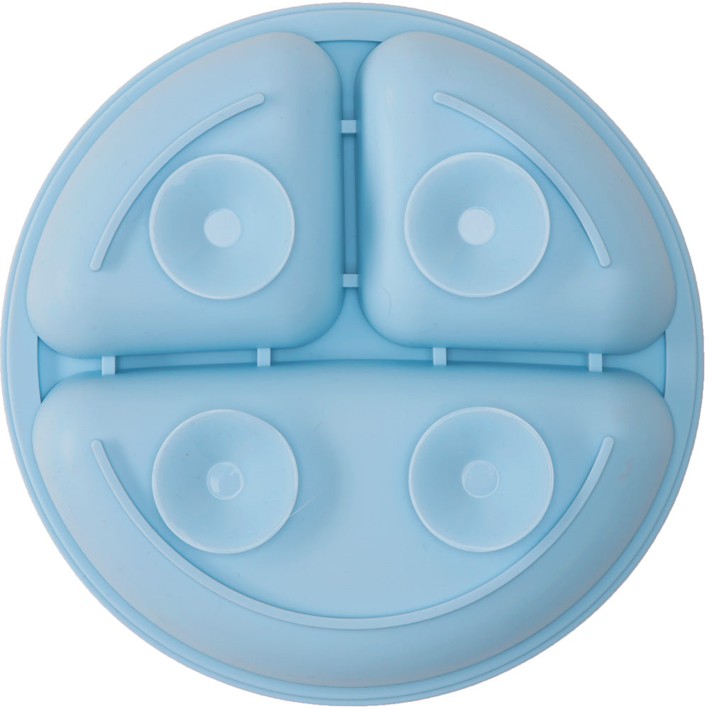Kit Refeição em Silicone Buba Azul
