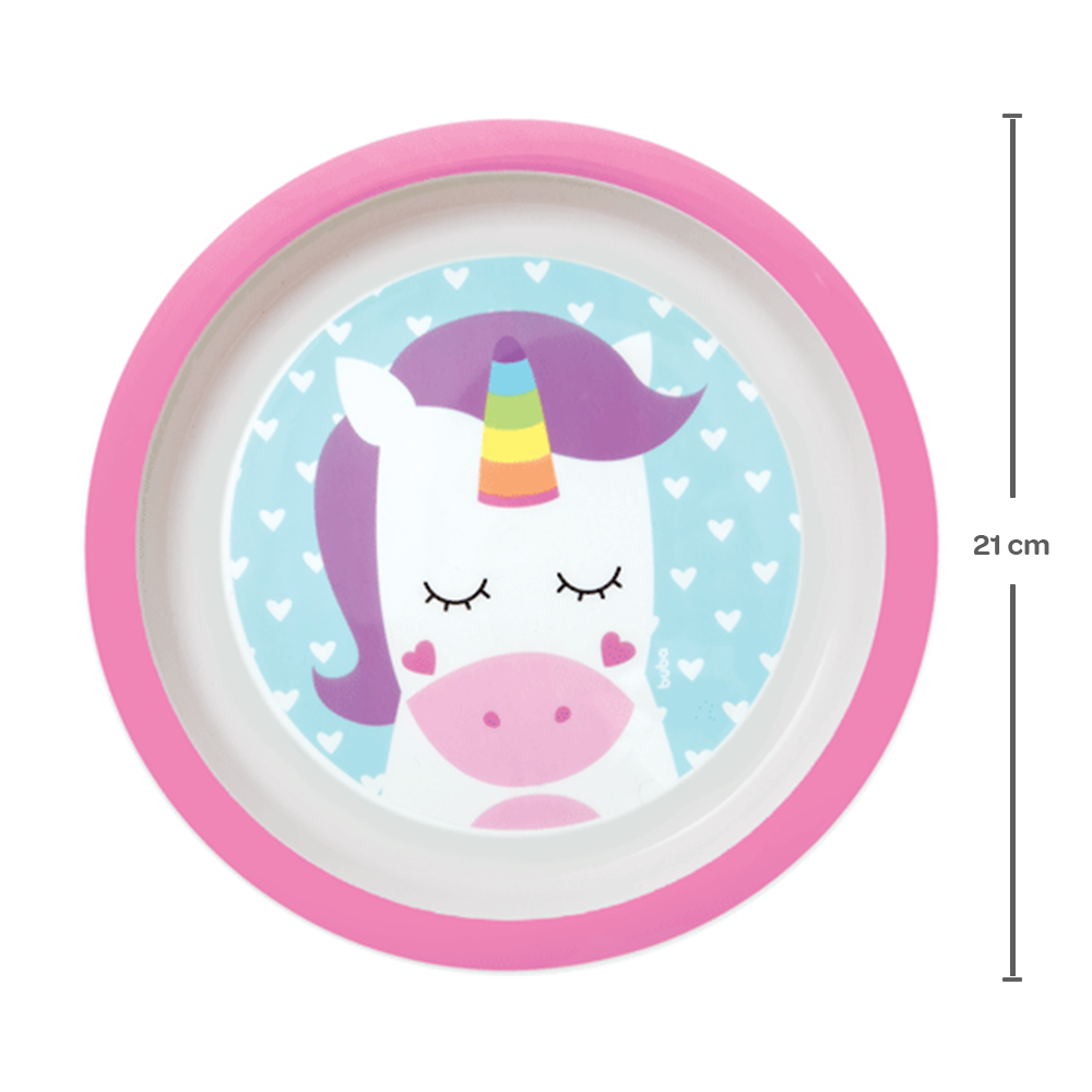 Pratinho Animal Fun Unicórnio Buba