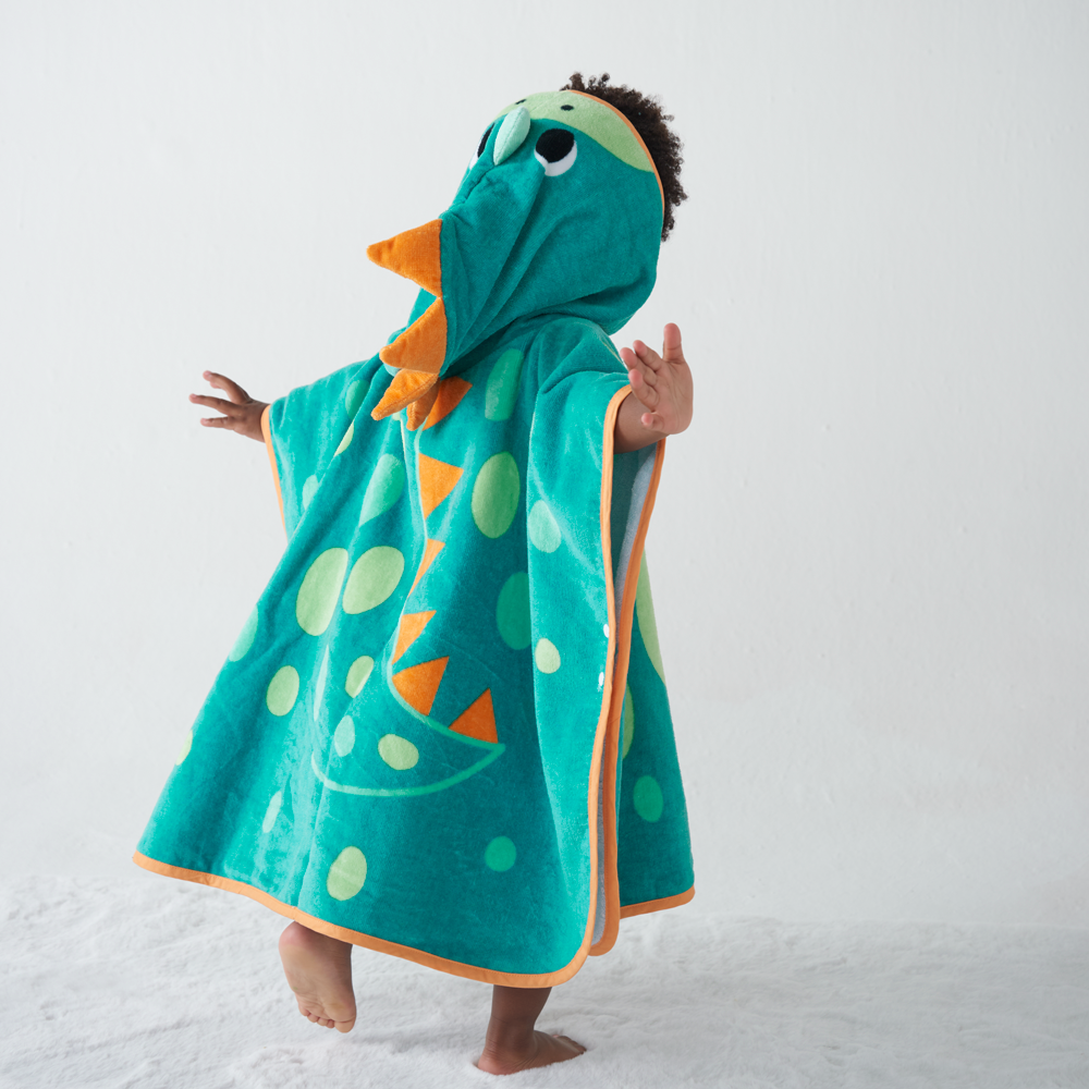 Toalha Poncho Dino Buba