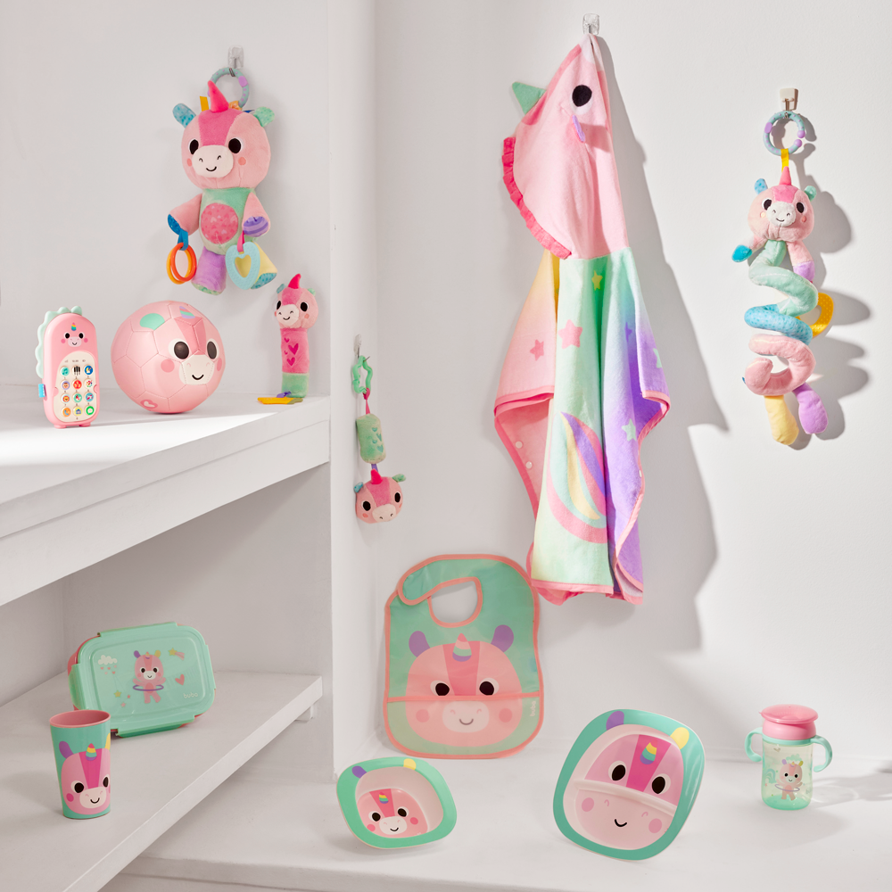 Pratinho Buba Zoo com Divisória Unicórnio