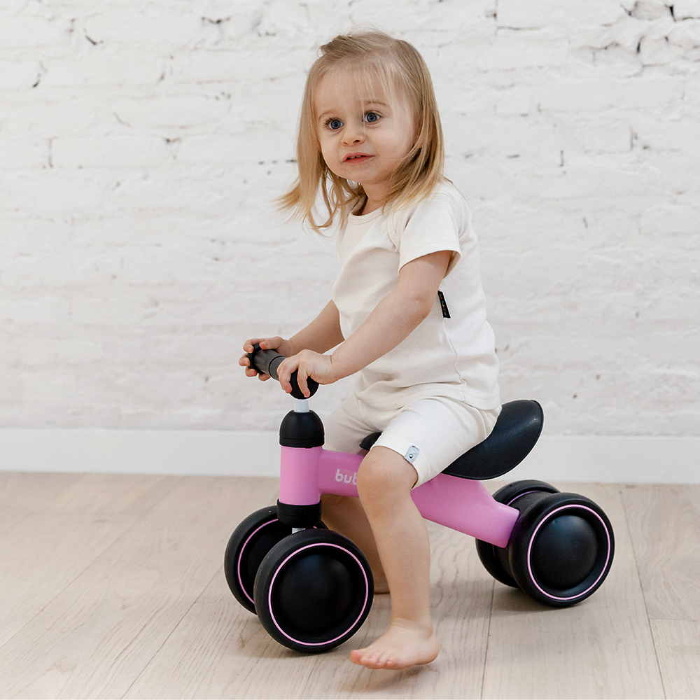 Bicicleta de Equlíbrio Rosa Buba
