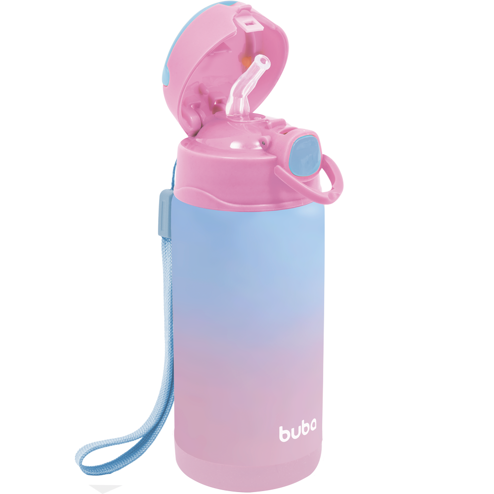 Garrafa Térmica Buba Degradê Rosa