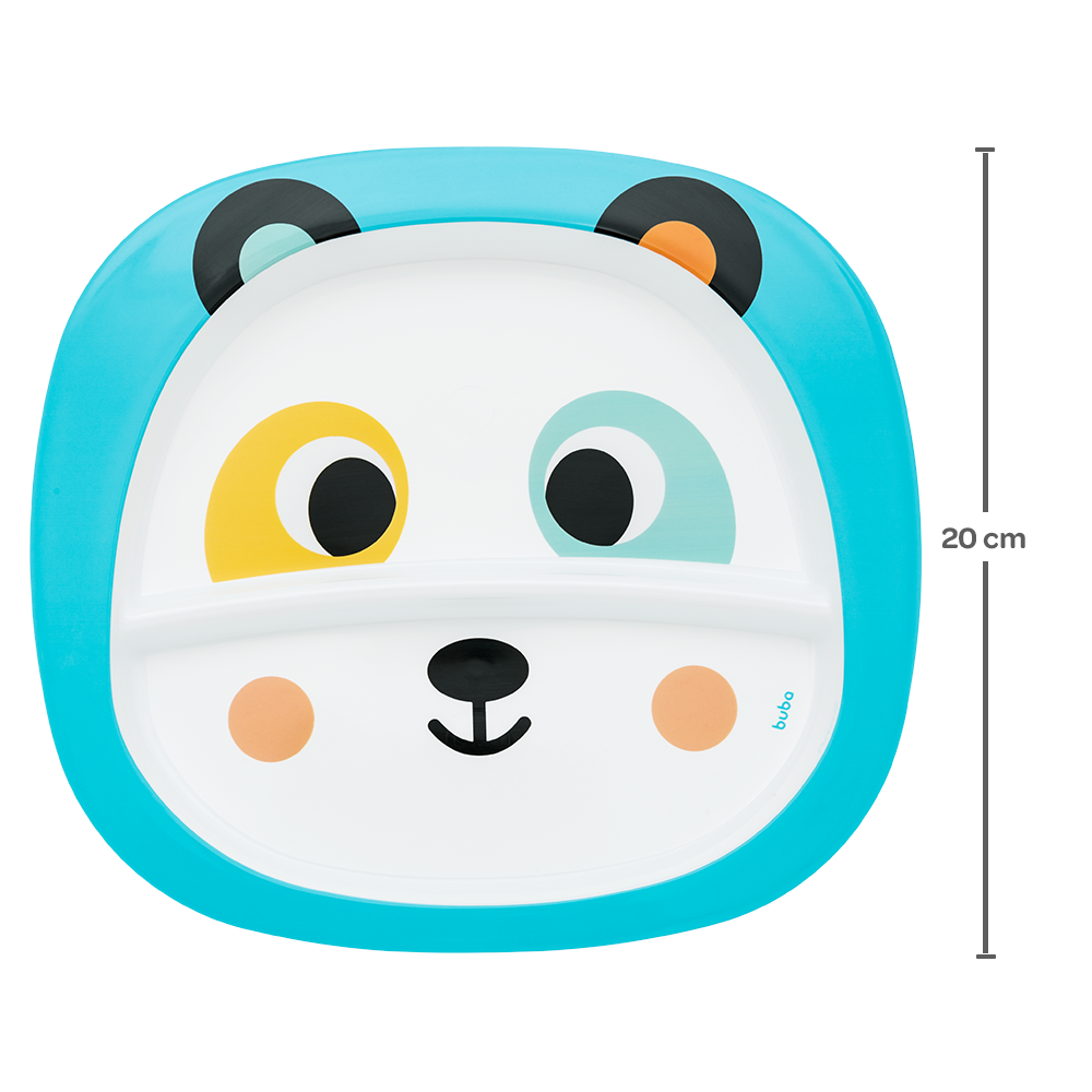 Pratinho Buba Zoo com Divisória Panda