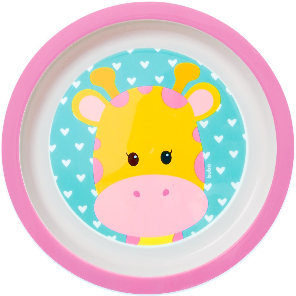 Pratinho Animal Fun Girafa Buba
