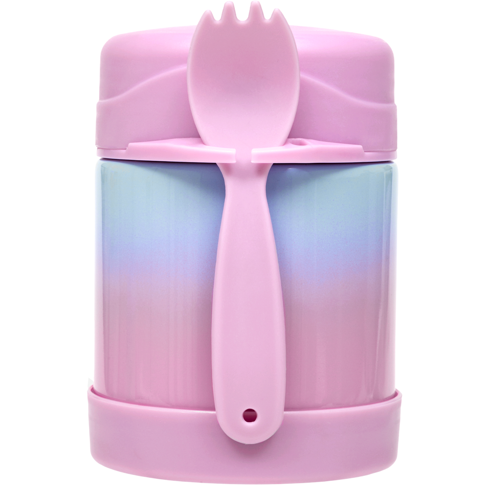 Pote Térmico com Colher Buba Degradê Rosa