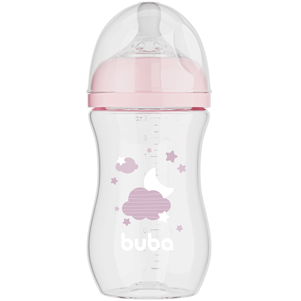 Mamadeira Nuvem Rosa Buba 270ml