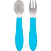 Kit Talheres Inox Azul Buba Zoo