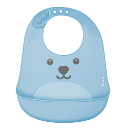 Babador de Silicone Buba Azul
