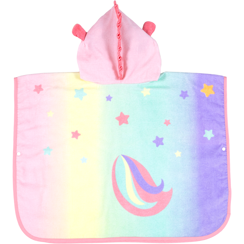 Toalha Poncho Unicórnio Buba