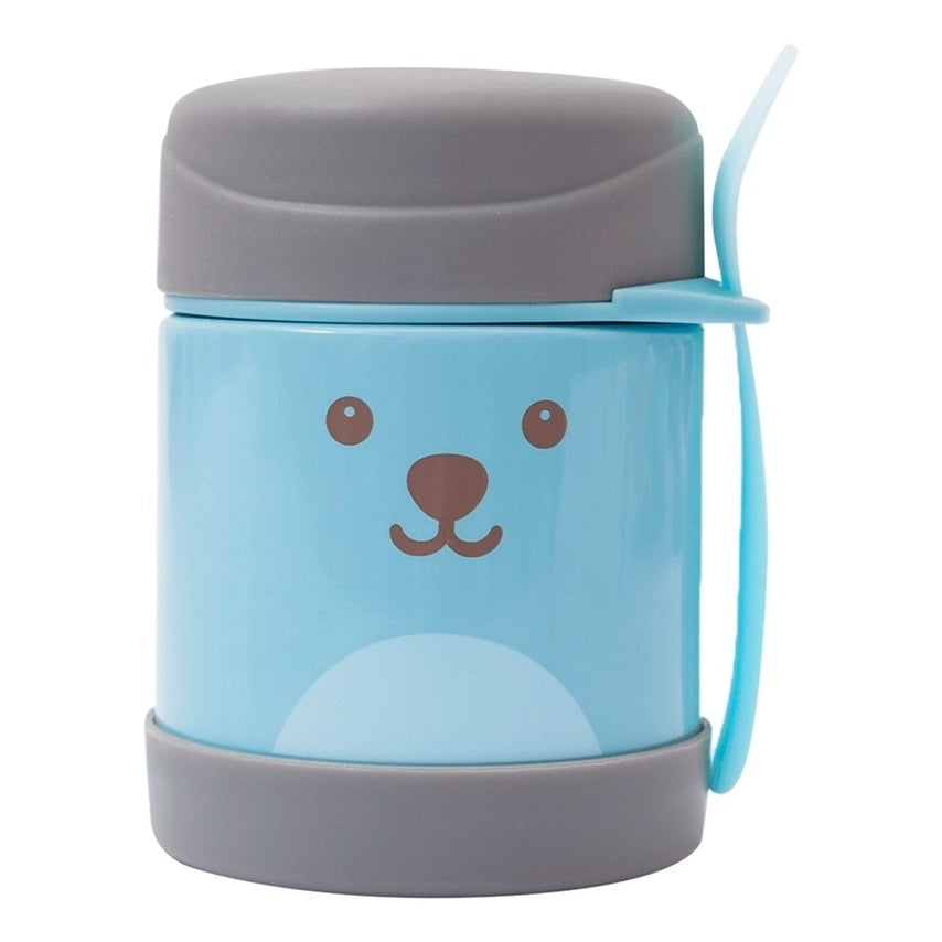 Pote Térmico Infantil Buba para Alimentação Papinha, Frutas De Inox Buba Alumínio Azul e Rosa