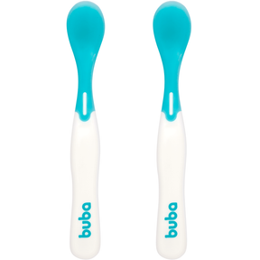 Kit Colheres Termossensíveis Buba Azul