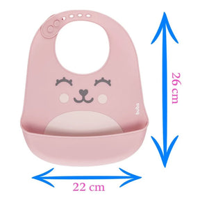 Kit Introdução Alimentar Bebê Buba com Prato Infantil com Divisória, Kit Colher 2 Colheres Termossensível e Babador Sili