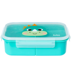 Lunchbox Pote com Divisórias Buba Zoo Dino Marmitinha
