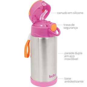 Garrafa Térmica Buba Rosa