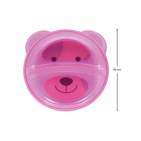 Kit Refeição/Introdução Alimentar bebê Buba (prato divisória, babador pega migalhas Gumy, 2 colheres termossensíveis, co