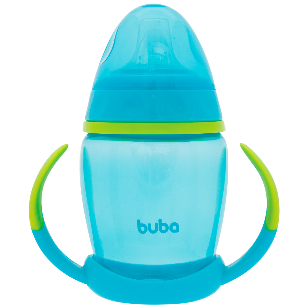 Copo Treinamento Bico de Silicone Buba Azul