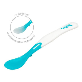 Kit Introdução Alimentar Bebê Buba com Prato Infantil com Divisória, Kit Colher 2 Colheres Termossensível e Babador Sili