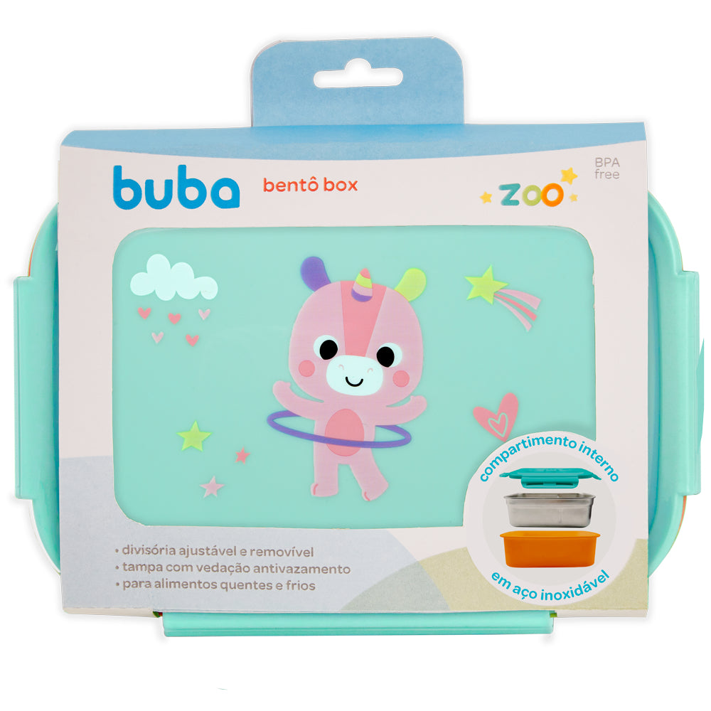 Bento Box Unicórnio Marmita Infantil Buba
