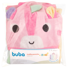 Toalha Poncho Unicórnio Buba