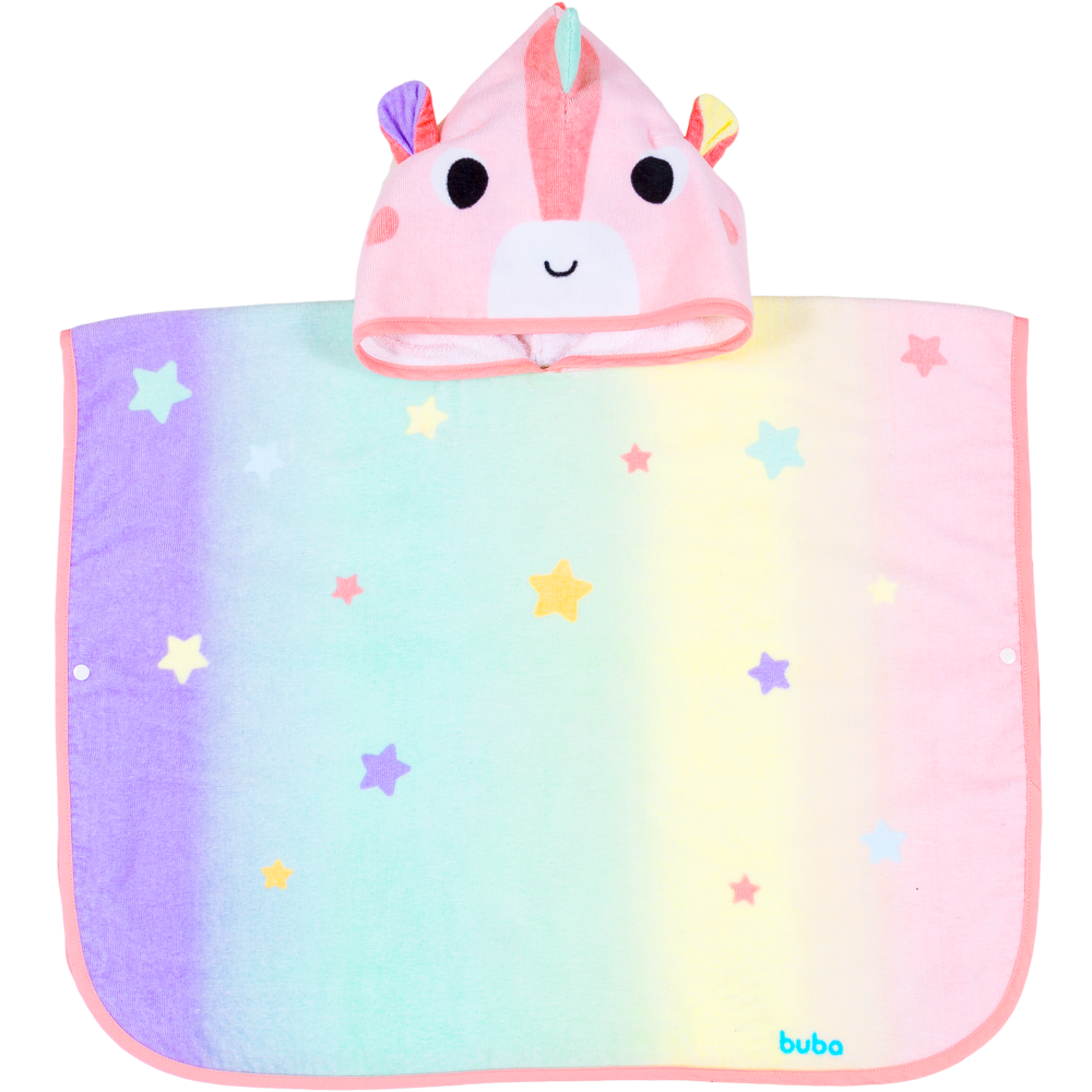 Toalha Poncho Unicórnio Buba