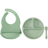 Kit Refeição em Silicone Buba Verde