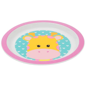 Kit 2 pratinhos + 2 colheres Termossensível Buba - Kit Alimentação Refeição prato bowl tigelinha prato raso / Kit Introd