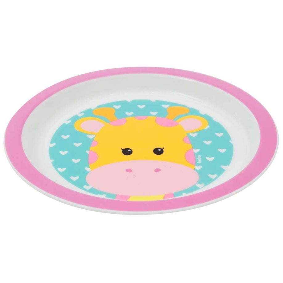 Kit 2 pratinhos + 2 colheres Termossensível Buba - Kit Alimentação Refeição prato bowl tigelinha prato raso / Kit Introd