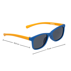 Óculos de Sol Azul com Amarelo Buba