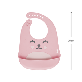 Babador de Silicone Buba Rosa